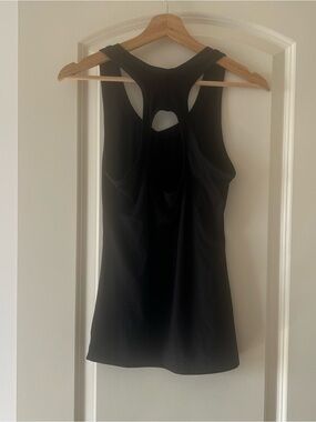 Athleta Black Racerback Tank Top